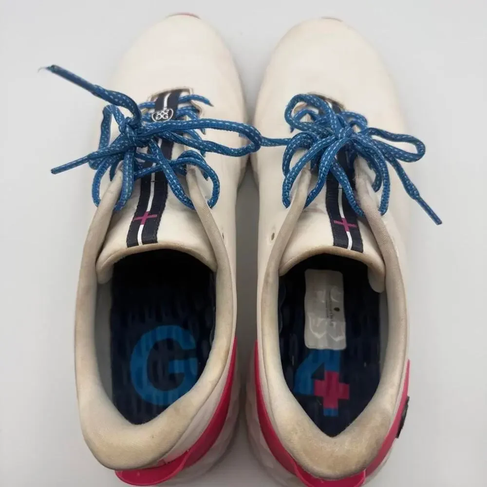 G/FORE golf shoes MG4+ ghost golf white pink blue. Size 12. No box